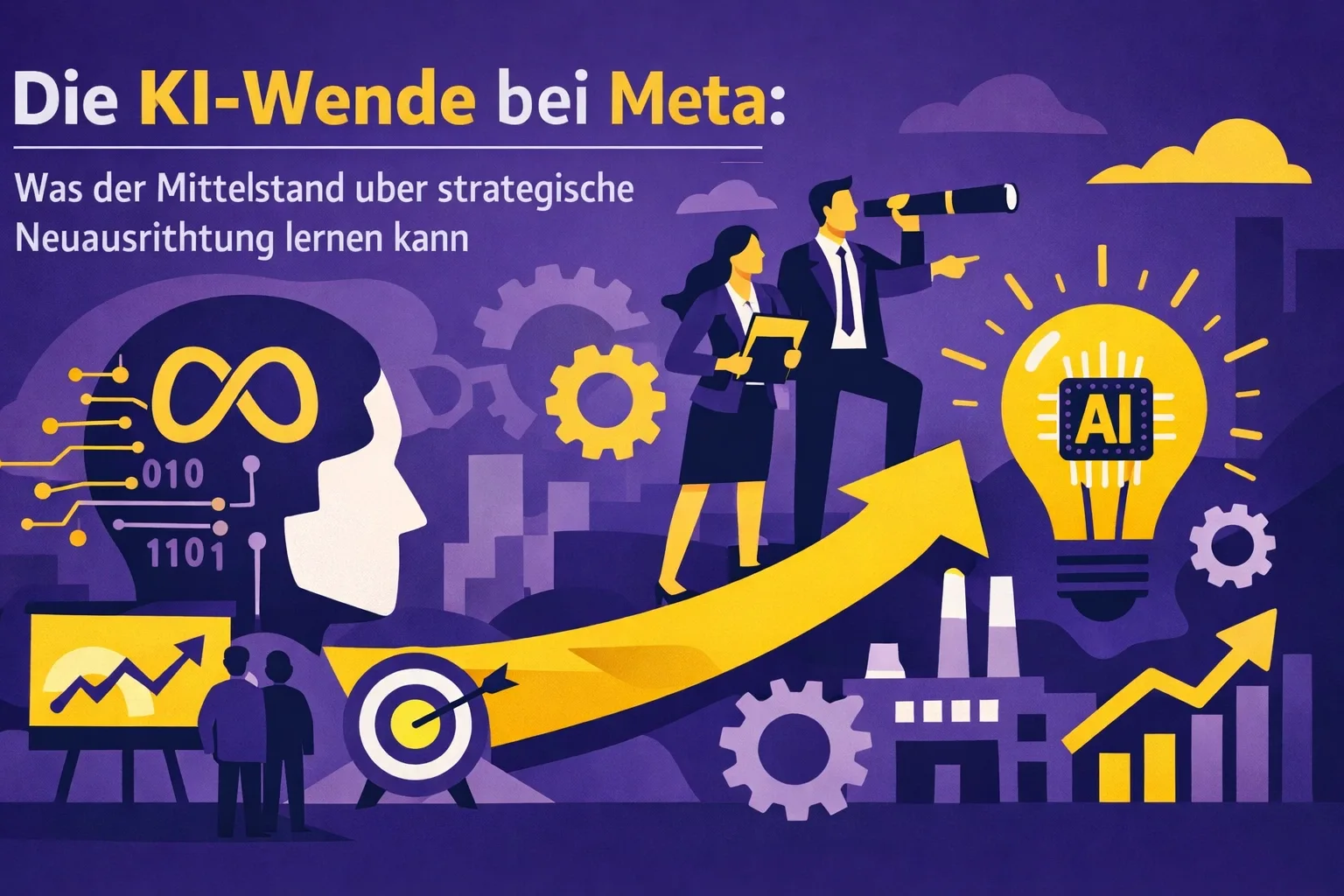 Die KI-Wende bei Meta: Was der Mittelstand über strategische Neuausrichtung lernen kann